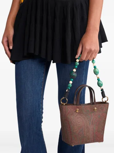 Etro Marble-embellished Handle In Multi