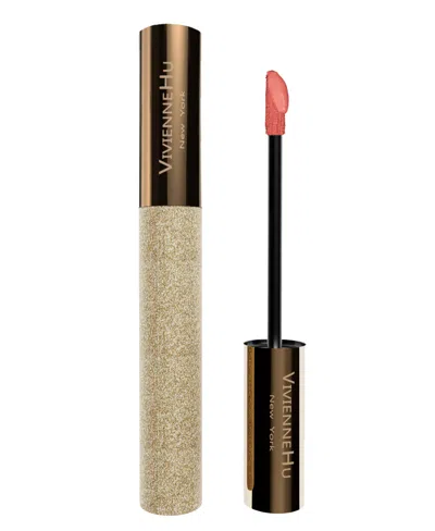Vivienne Hu Goldsand 2-in-1 Liquid Lipstick & Cheek Blush, Soft Matte In 805 Nude Brown