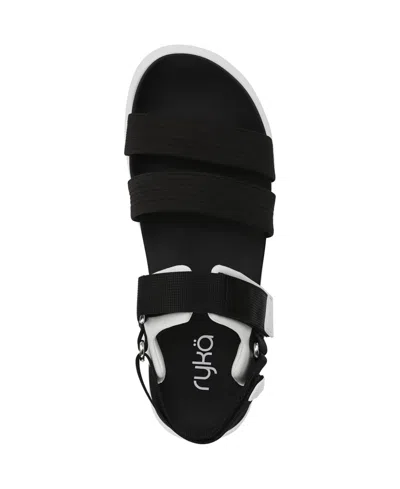 Ryka Rykä Beyond Sandal In Black Fabric