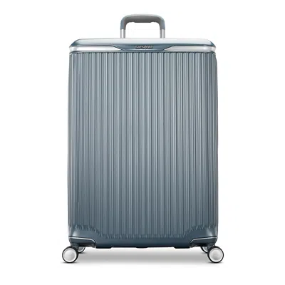 Samsonite Silhouette 18 29 Inch Hardside Expandable Checked Spinner Luggage In Slate Blue