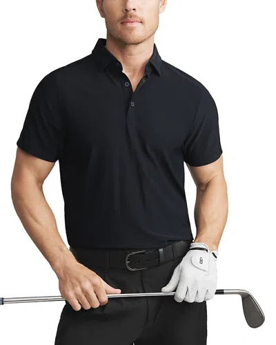 Rhone Regatta Pique Polo In Black