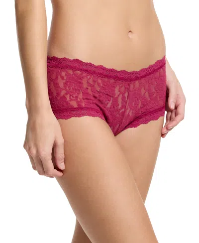 Hanky Panky Signature Lace® Boyshort In Merlot Red