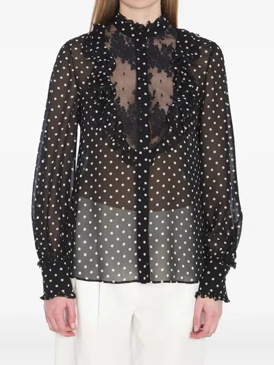 Valentino Blouse In Black