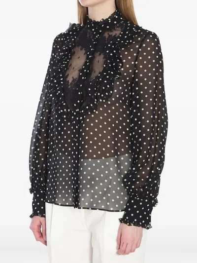 Valentino Blouse In Black