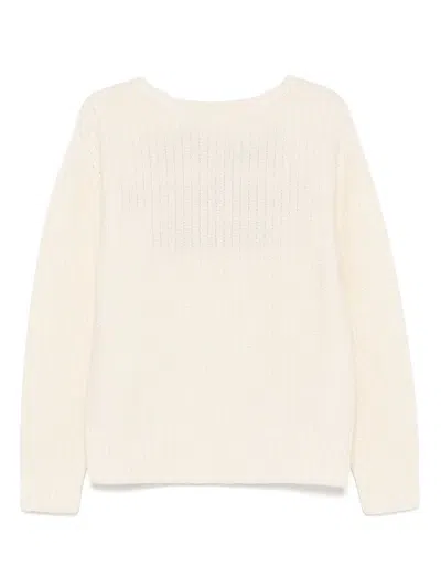 Visvim Pullover Mit U-boot-ausschnitt In White