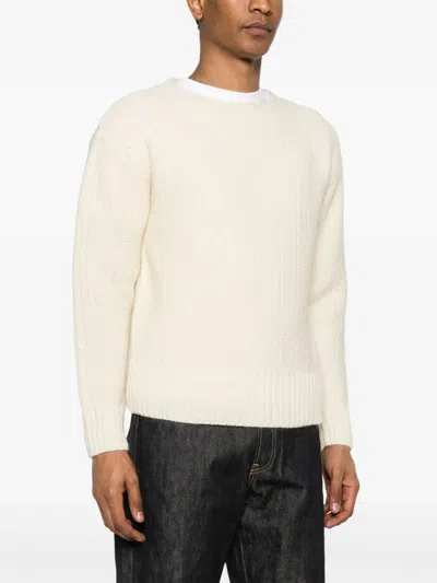 Visvim Pullover Mit U-boot-ausschnitt In White