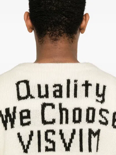 Visvim Pullover Mit U-boot-ausschnitt In White