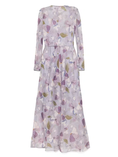Zimmermann Dawning Sheath Maxikleid In Purple