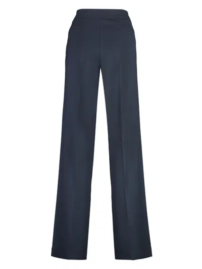 Pt01 Tory Burch Taylor Wide Leg Pants In Blue