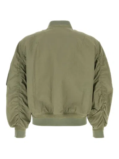 Givenchy Men's Nylon Bomber Jacket In Green