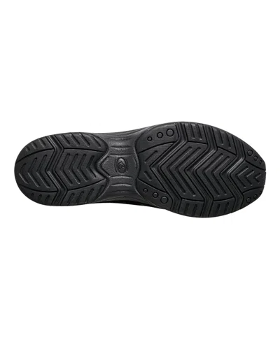 Easy Spirit Travel Time 676 Womens Leather Slip On Mules In Glitter Black Suede