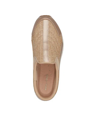 Easy Spirit Women's Traveltime Slip-on Mule Walking Sneakers In Bronze,natural