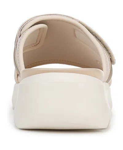 Ryka Rykä Brilliant Slide Sandal In Tapioca Beige Mesh Fabric