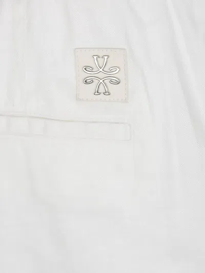 Jacob Cohen Low Fit Carrot Daniel Denim Trousers In White