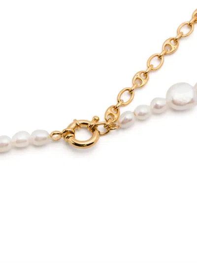 Maria Black Martini Necklace In White