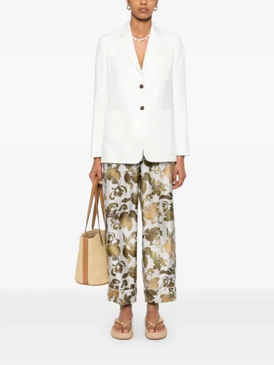 S Max Mara Leda Trousers In Grey