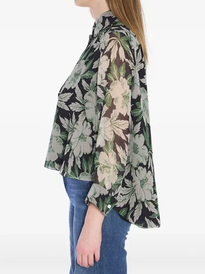 Loewe Silk Shirt Shirt And Blouse Multicolor