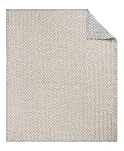 Levtex Aditya Reversible Quilted Throw, 50" X 60" In Taupe