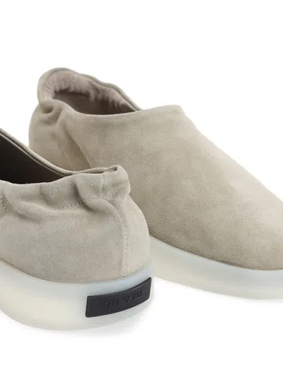 Fear Of God Beige Mules With Logo Patch On The Back And Elasticized Heel
