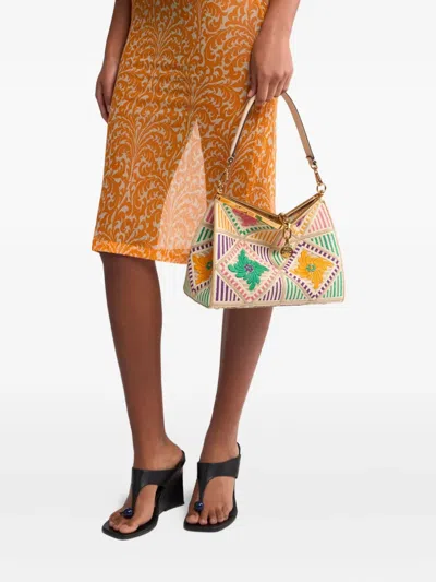 Etro Medium Vela Shoulder Bag In Blue