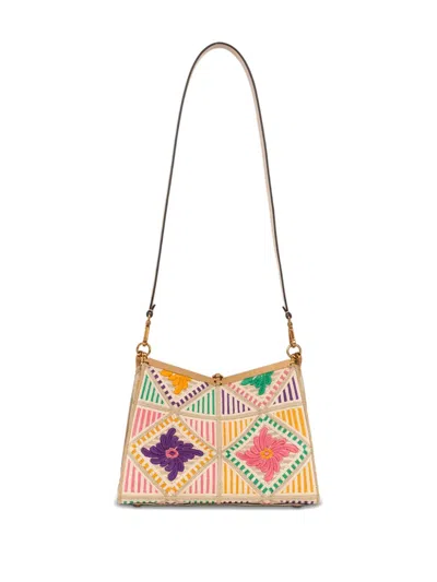 Etro Medium Vela Shoulder Bag In Blue