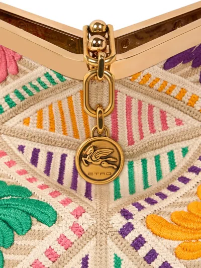 Etro Medium Vela Shoulder Bag In Blue