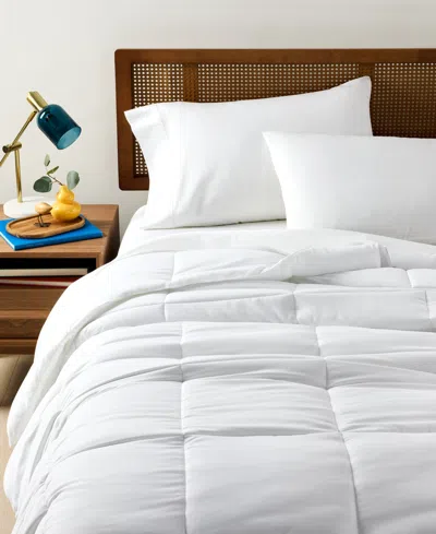 Arch Studio Microfiber Down Alternative Comforter, King, Exclusively At Macy's In White