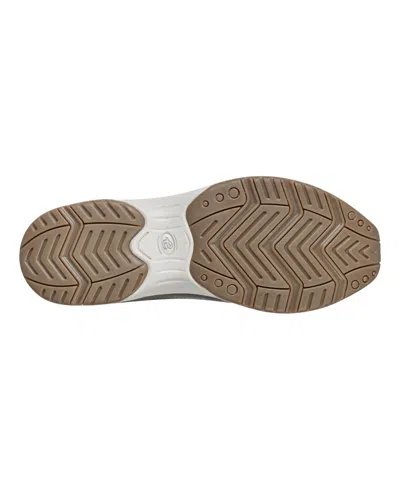 Easy Spirit Travel Time 730 Womens Animal Print Leather Slip-on Sneakers In Pewter Leopard