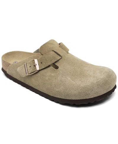 Birkenstock Boston Sfb Leve | Brown | Size: In Taupe