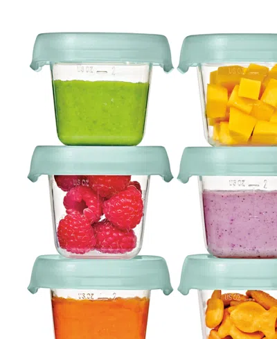 Oxo Tot 12-piece Baby Blocks Set In Opal