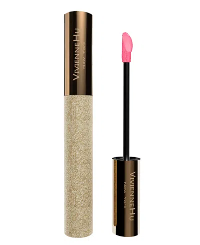 Vivienne Hu Goldsand 2-in-1 Liquid Lipstick & Cheek Blush, Soft Matte In 806 Coral Pink