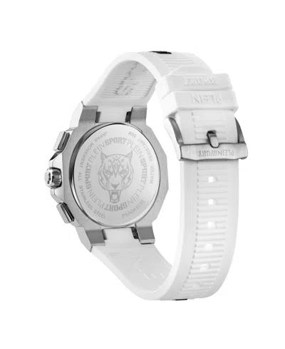 Plein Sport Titan Chronograph Watch In White