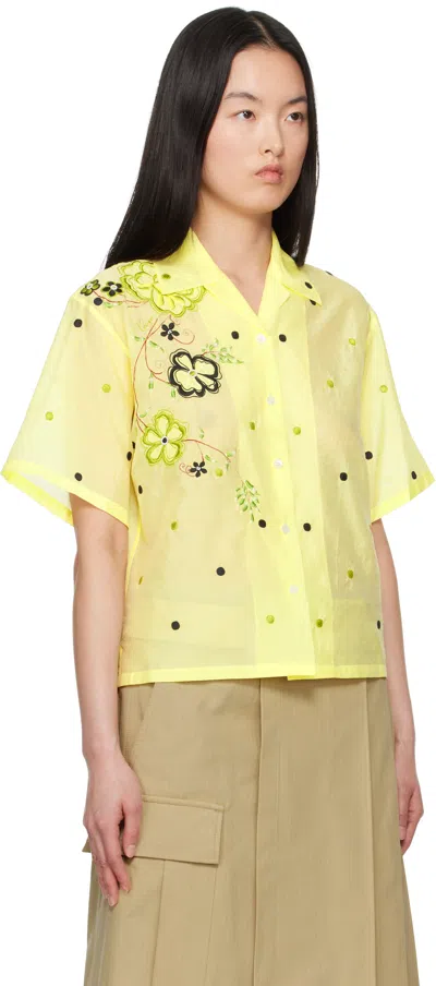 Kenzo Short-sleeved Shirt In 38 Vanilla