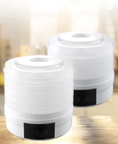 Elite Cuisine 5-tier Digital Food Dehydrator Efd770wd In White