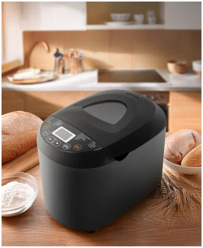 Elite Cuisine 2lb Programmable Bread Machine In Black
