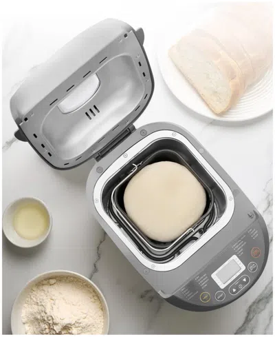 Elite Cuisine 2lb Programmable Bread Machine In Stainless Steel