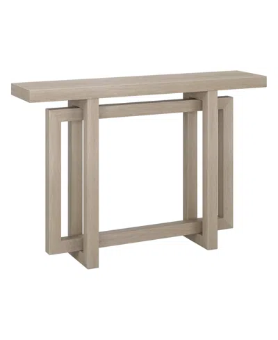Hudson & Canal 44" Breslow Wide Rectangular Console Table In Alder White