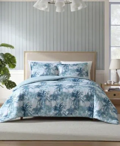 Tommy Bahama Home Tommy Bahama Legacy Palms Reversible Comforter Set In Bristol Blue