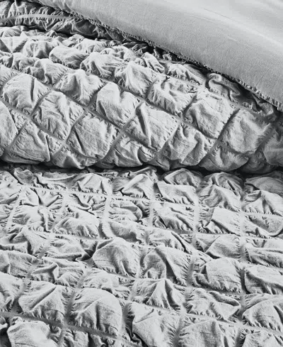Arch Studio Seersucker 3-pc. Comforter Set, King, Exclusively At Macy's In Silver
