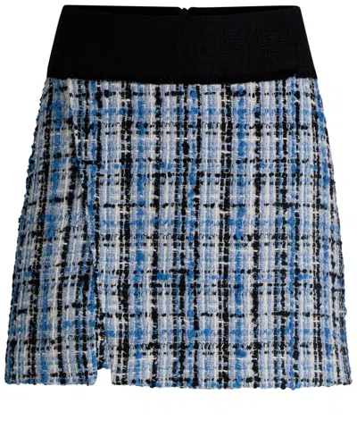 Hugo Boss Mini Skirt In Multicolored Tweed In Open Misc