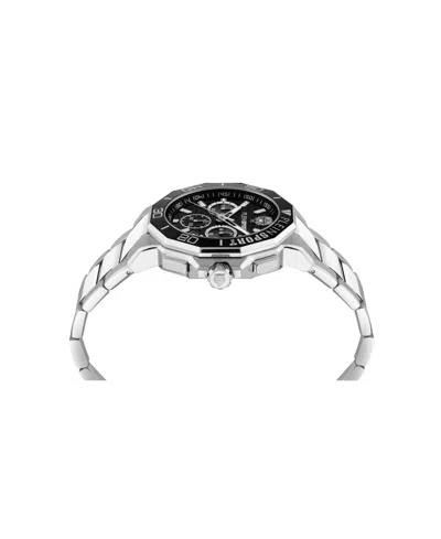 Plein Sport Men's Titan Chronograph Date Quartz Stainless Steel Bracelet Watch, 46mm In Silver