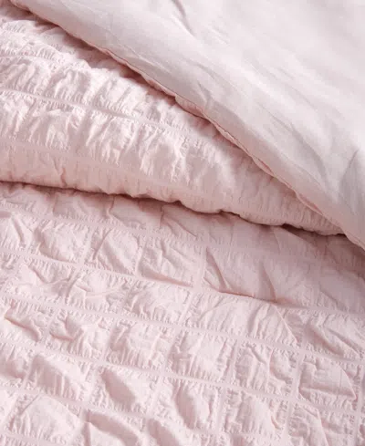 Arch Studio Seersucker 3-pc. Comforter Set, King, Exclusively At Macy's In Blush