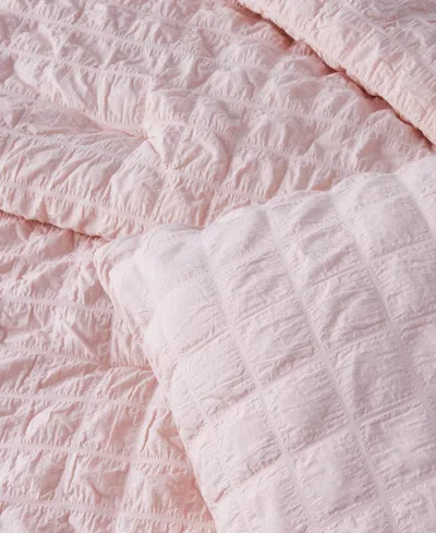 Arch Studio Seersucker 3-pc. Comforter Set, King, Exclusively At Macy's In Blush