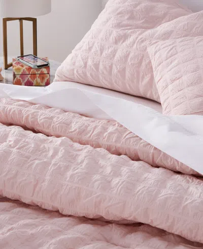 Arch Studio Seersucker 3-pc. Comforter Set, King, Exclusively At Macy's In Blush