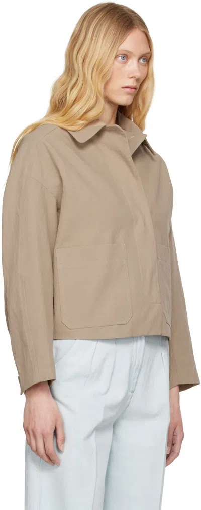 Apc Beige Bianca Jacket In Neutral