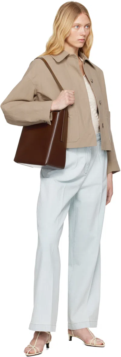 Apc Beige Bianca Jacket In Neutral