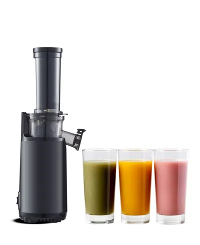 Elite Cuisine Compact Masticating Cold Press Slow Juicer In Black