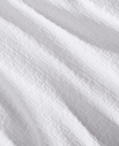 Tommy Hilfiger Monogram Matelasse 3-pc. Comforter Set, King In White