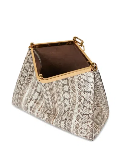 Etro Medium Vela Shoulder Bag In Neutral