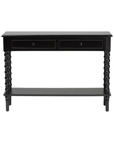Baxton Studio Malinda Classic 2-drawer Console Table With Spindle Legs